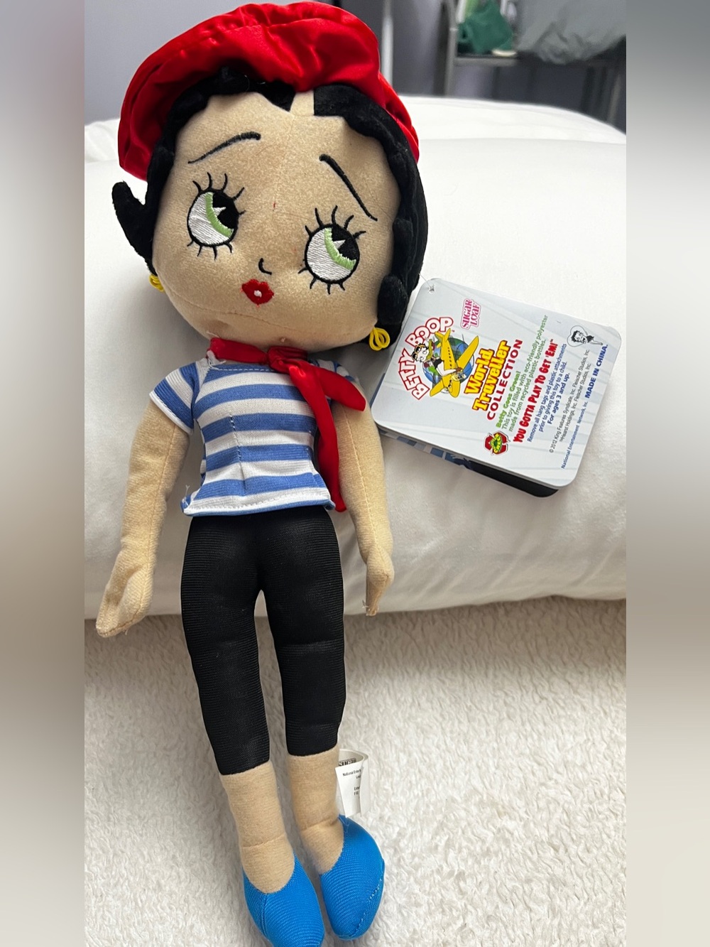Sugar Loaf Betty Boop “World Traveler Collection” plush doll